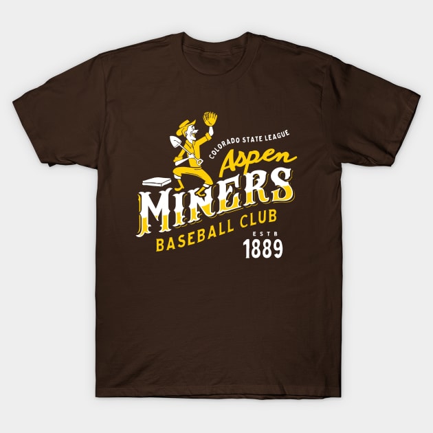 Aspen Miners T-Shirt by MindsparkCreative